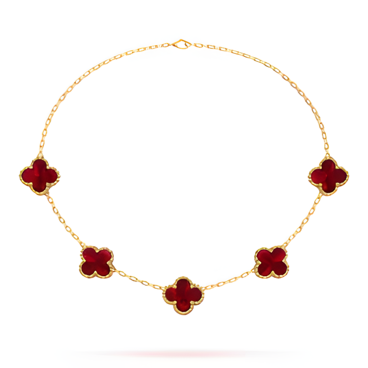 Burgundy Vn Necklace