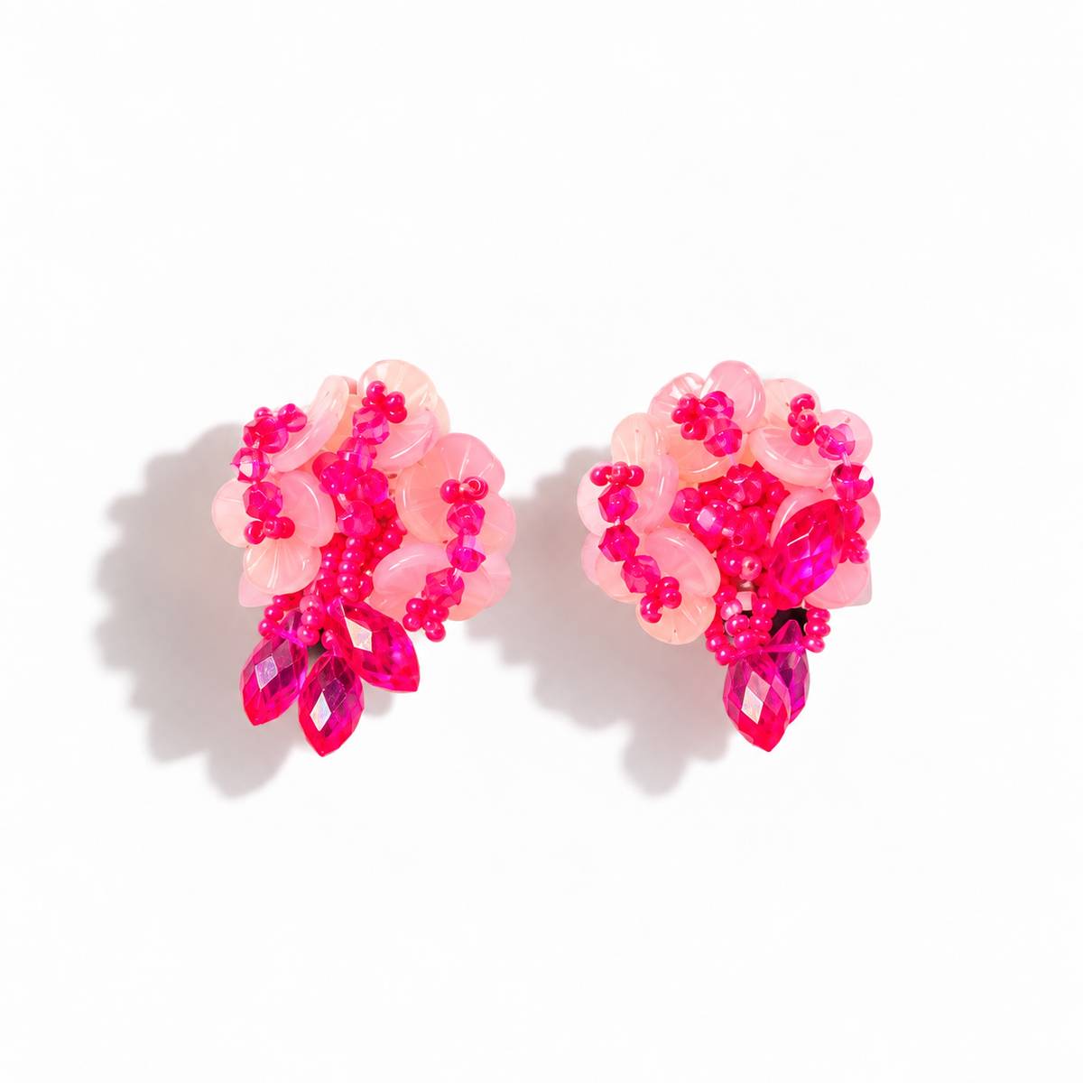 Fuchsia Blossom Earrings