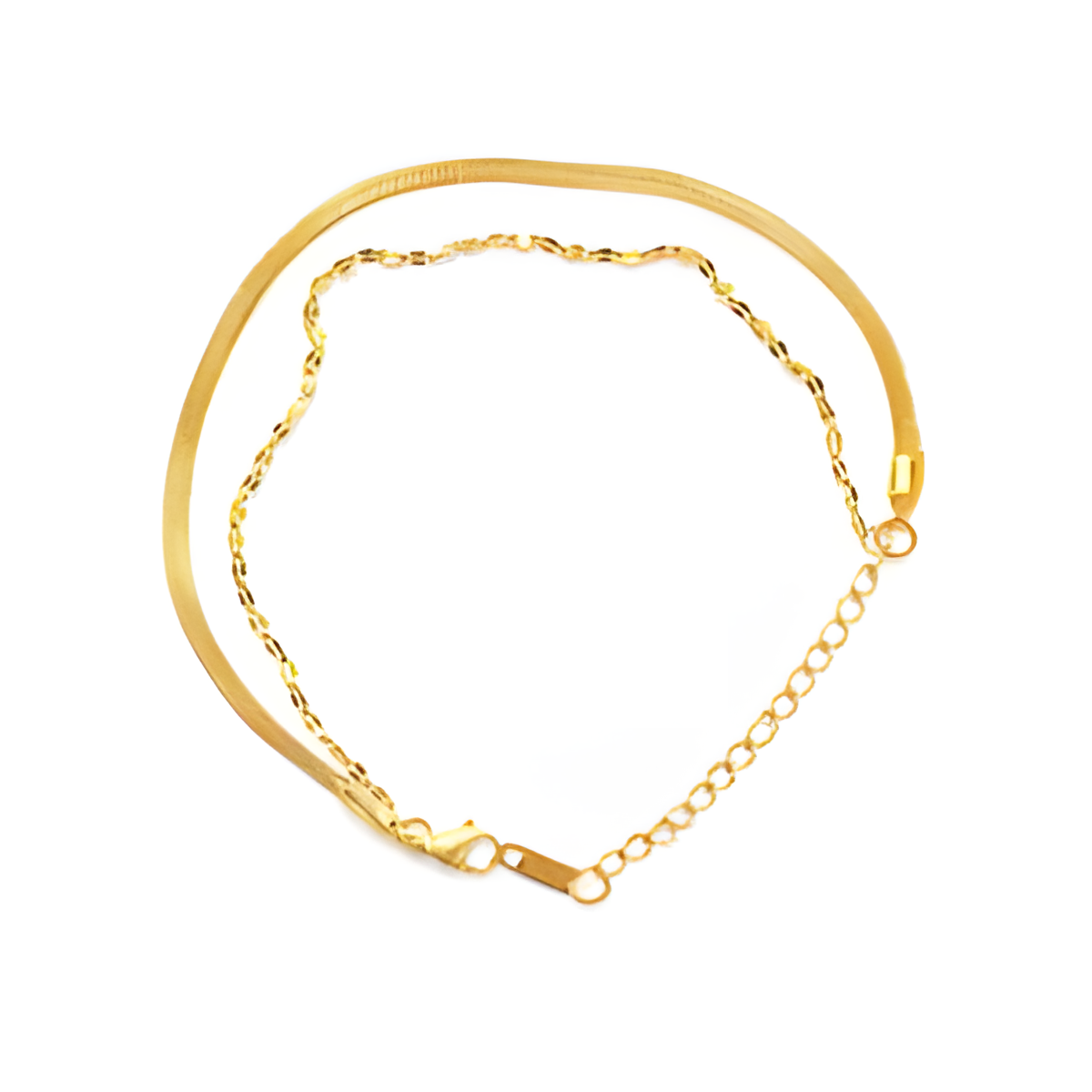 Double Chain Gold Bracelet