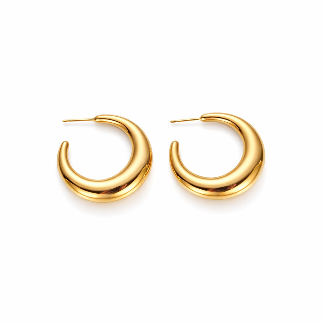 Earring Moon Charm