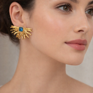 Earring Blue Sun