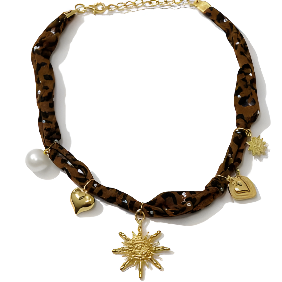 Leopard Sun Necklace
