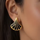 Black Shell Earrings