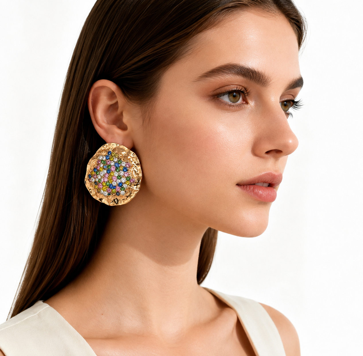 Rainbow Bloom Earrings