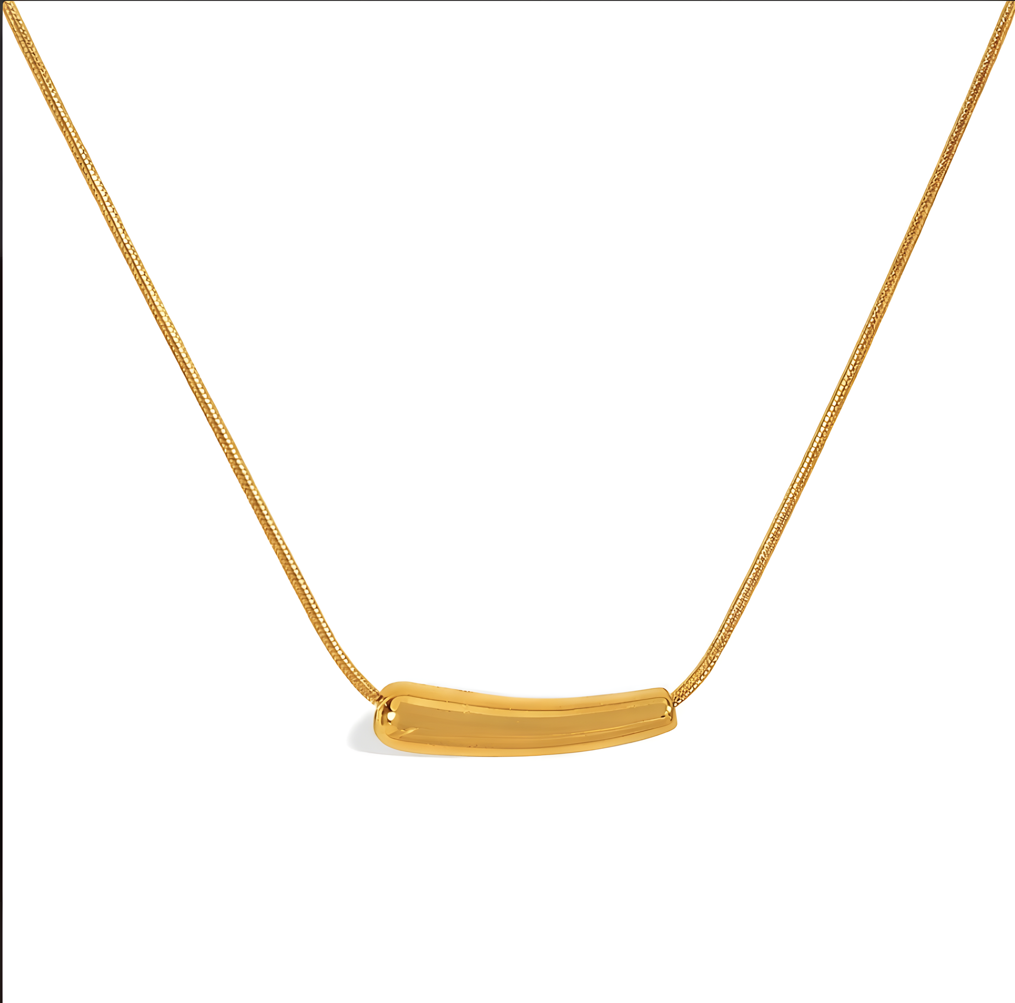 Golden Curve Necklace