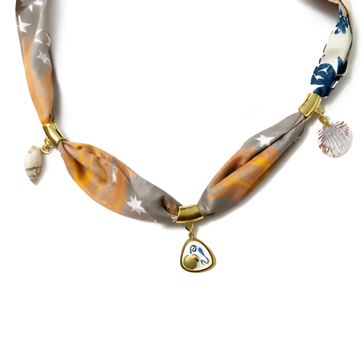 Ivory Boho Charm Necklace