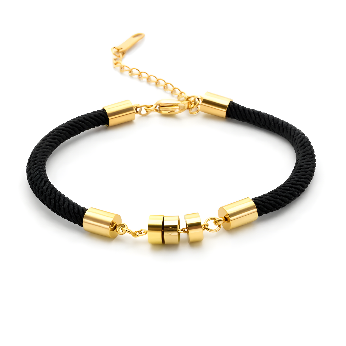 Black & Gold Minimal Bracelet