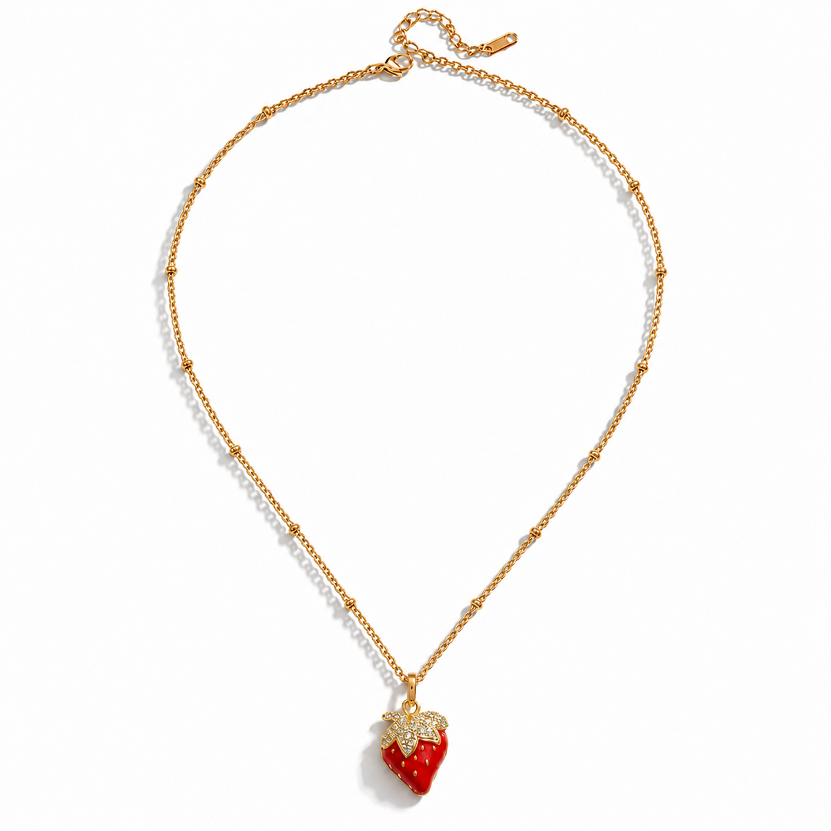 Strawberry necklace