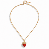 Strawberry necklace