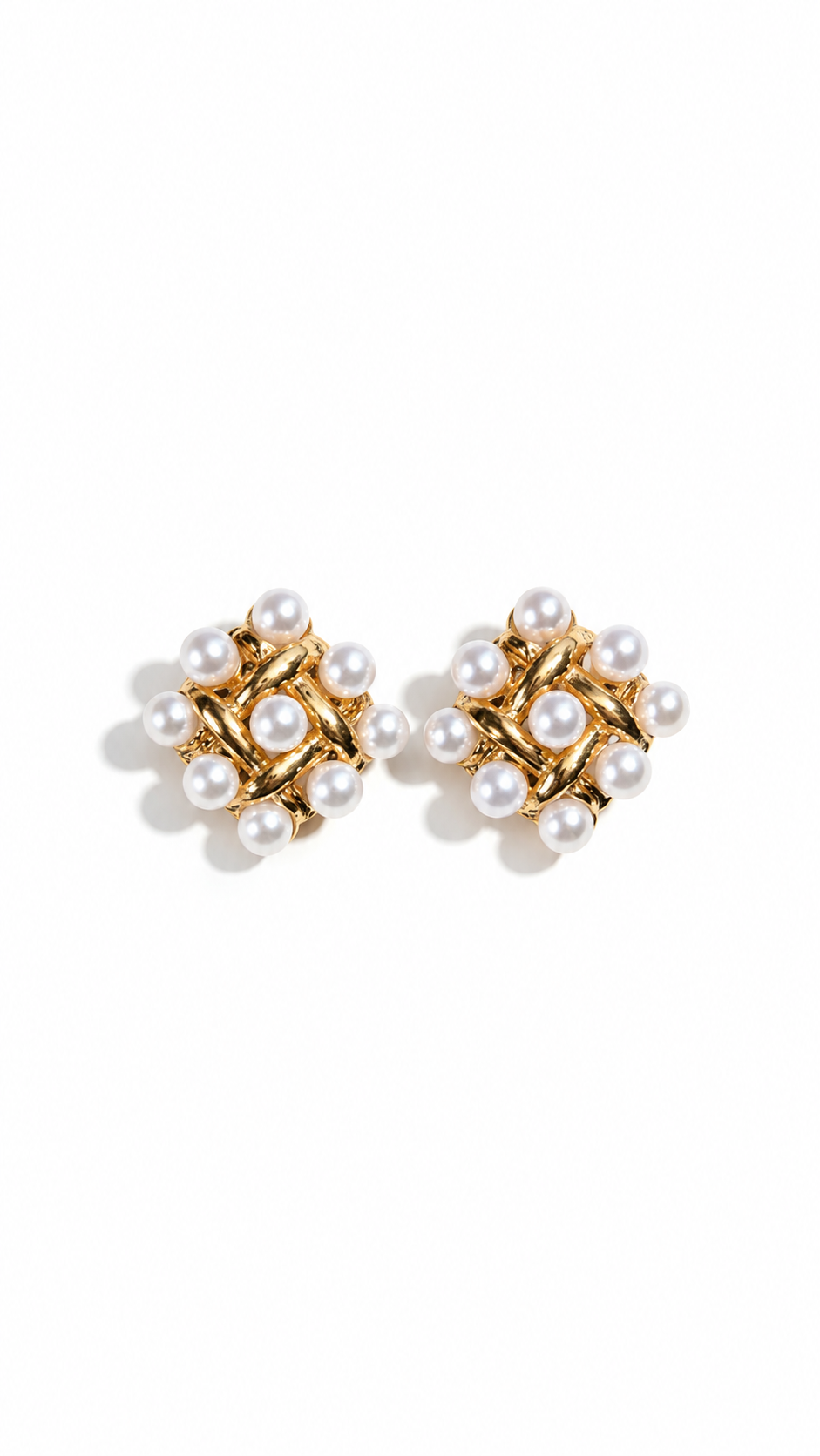 Pearl Weave Earrings