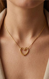 Hollow Heart Necklace