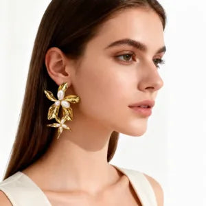 Golden Bloom Earrings