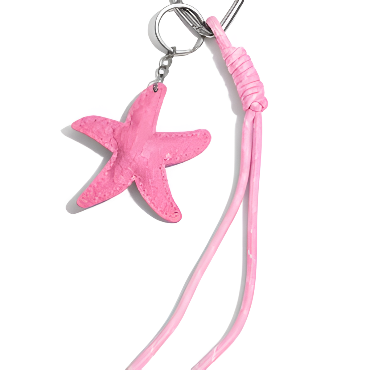 Pink starfish charms