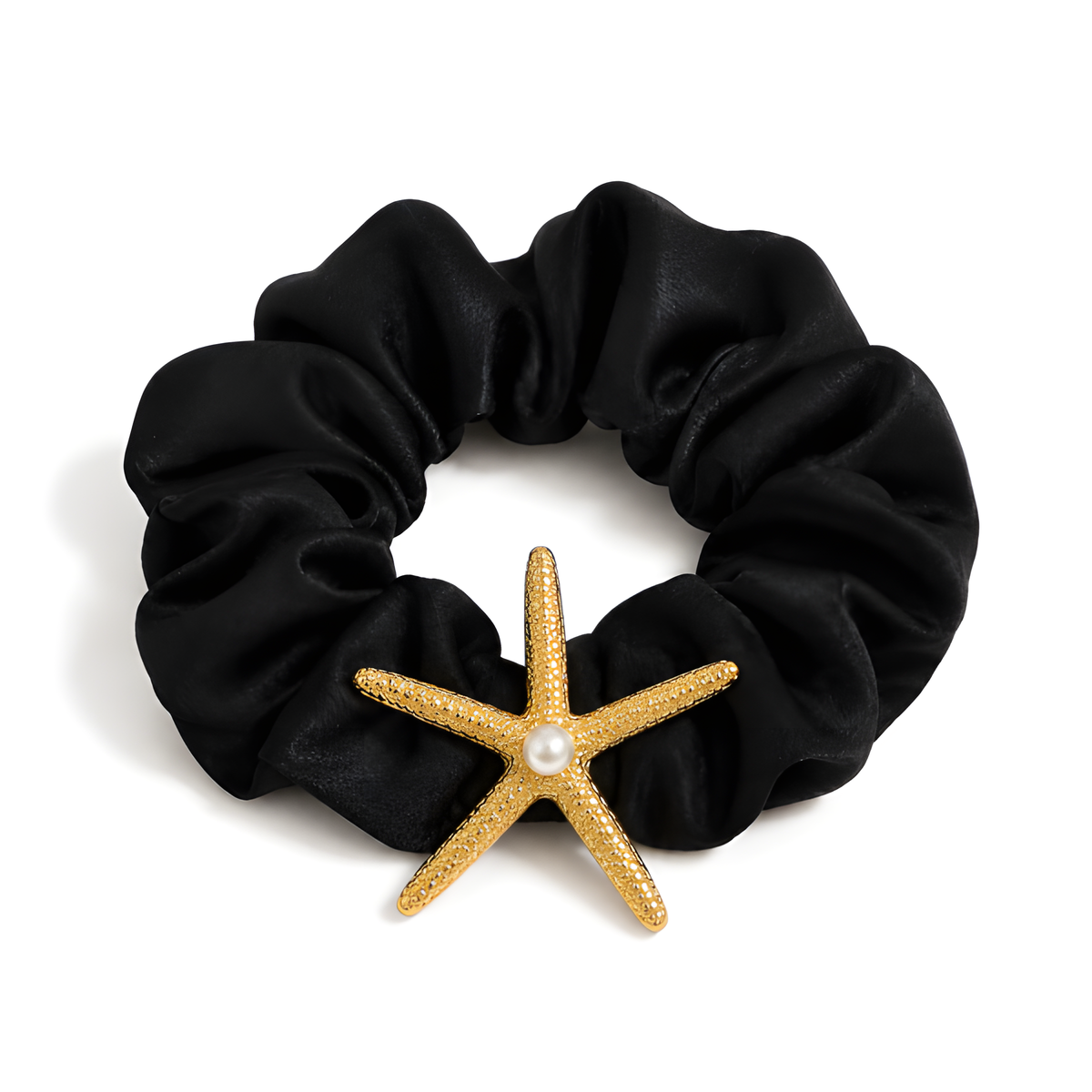 Pearl Starfish Scrunchie