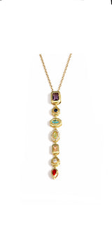 Gemstone Cascade Necklace