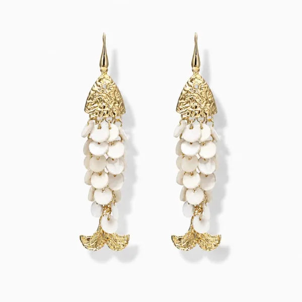 Golden Mermaid Earrings