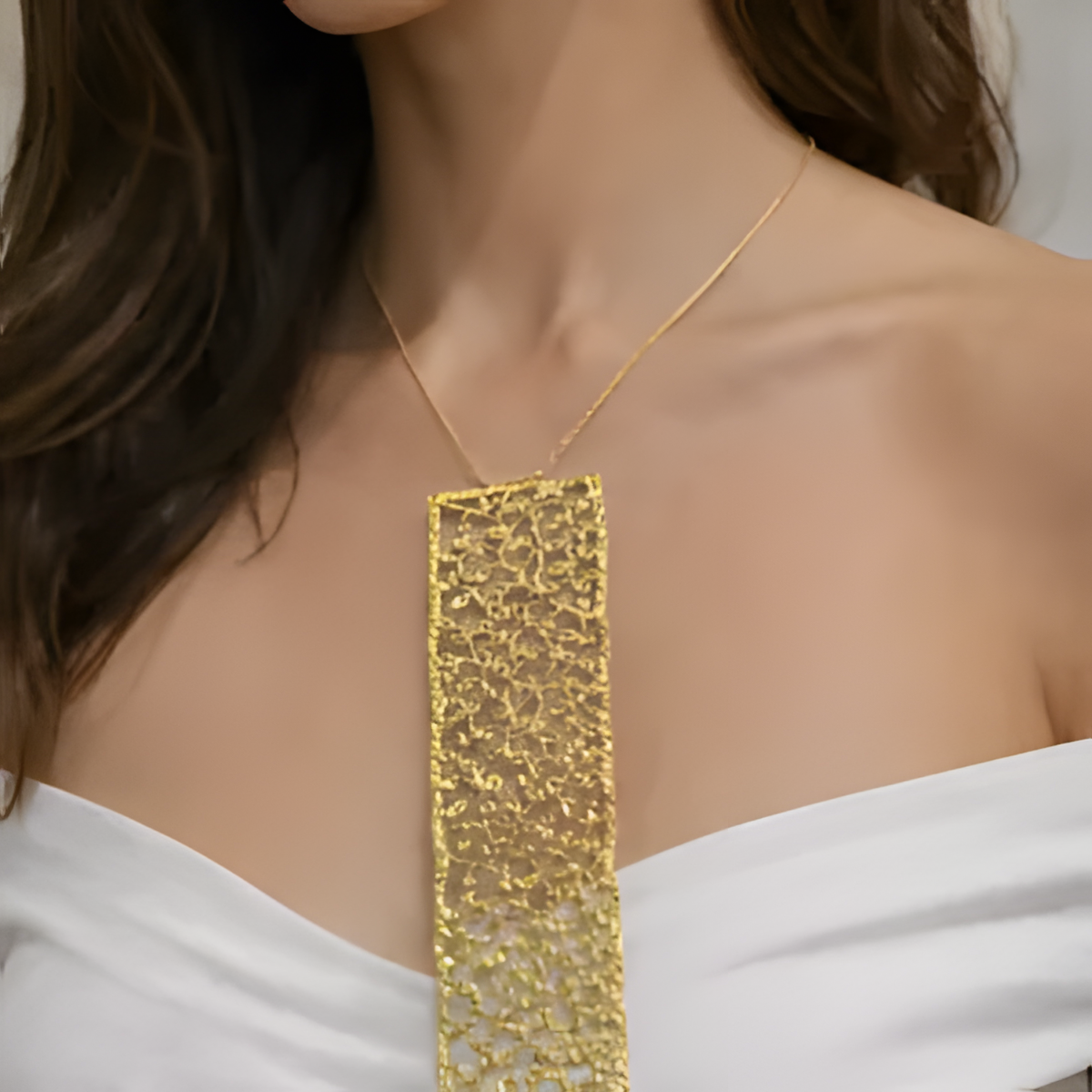 Golden Lace Necklace