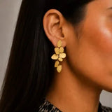 Golden Leaves Earrings
