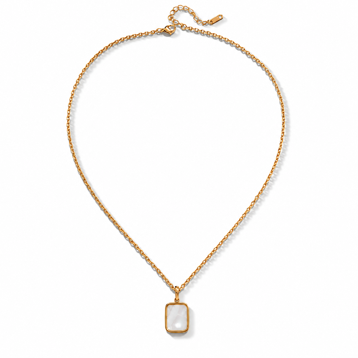 Crystal Frame Necklace