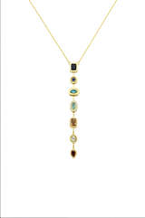 Gemstone Cascade Necklace