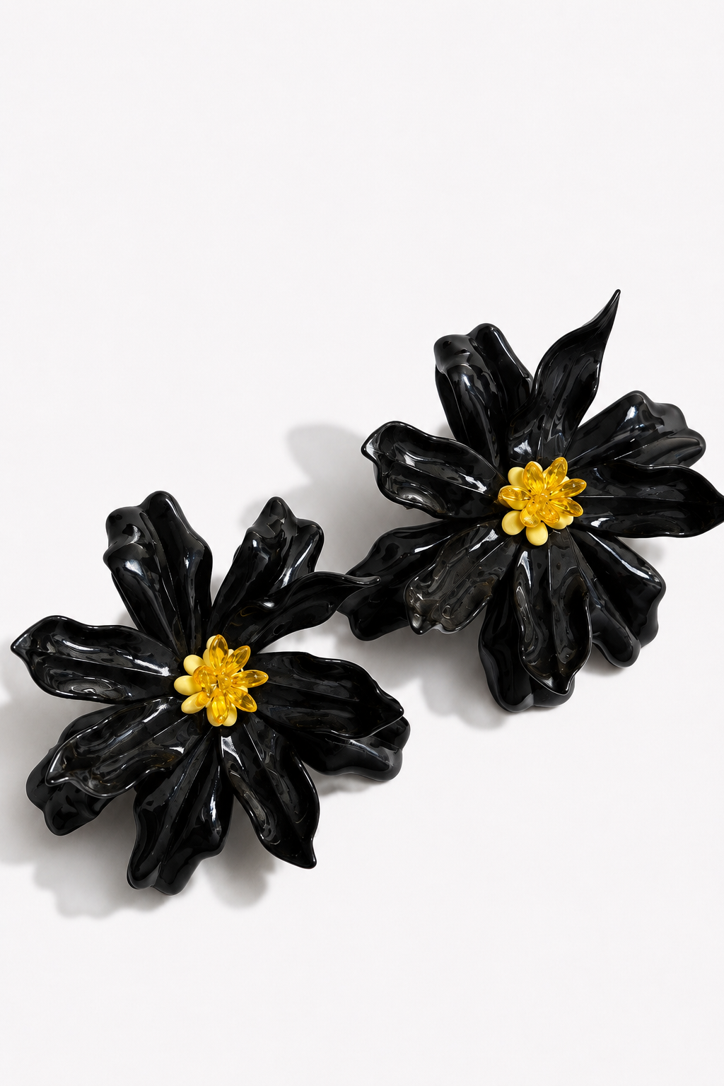 Midnight Flower Earrings