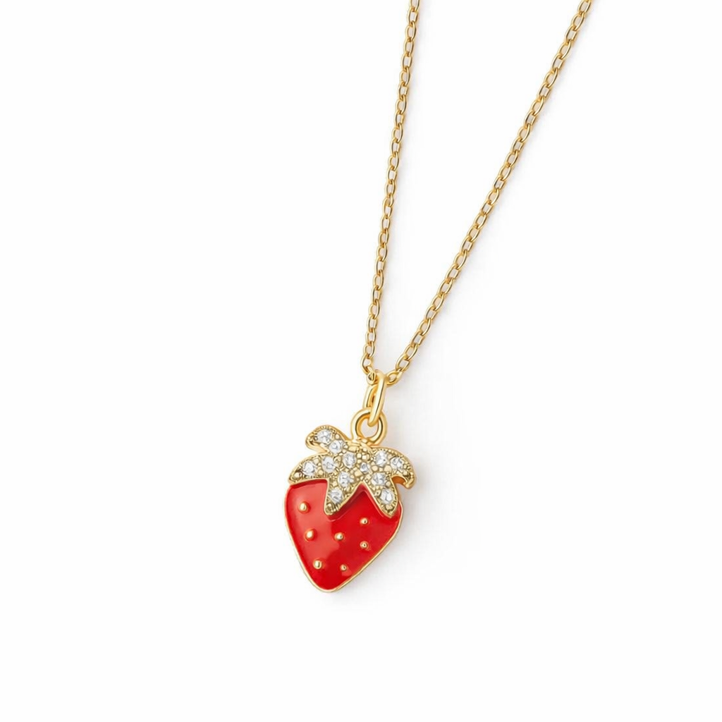 Strawberry necklace