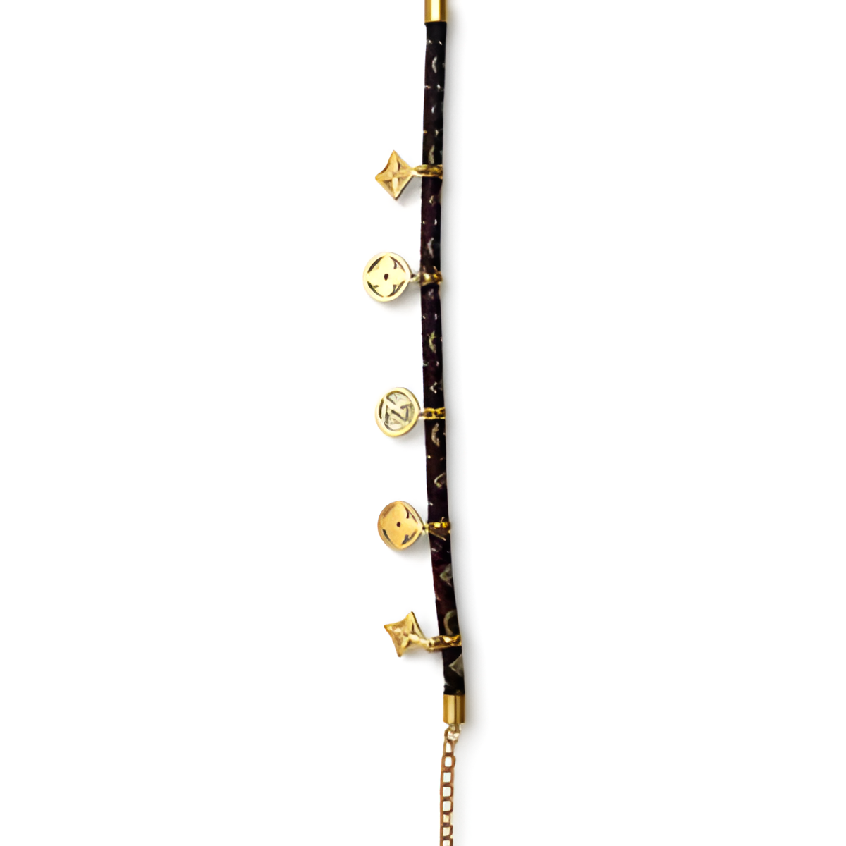 LV Black Charm Bracelet