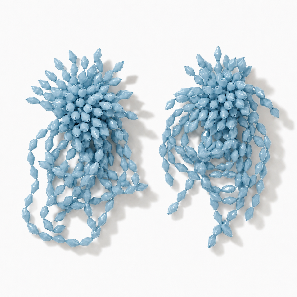 Baby blue Tassel Earrings