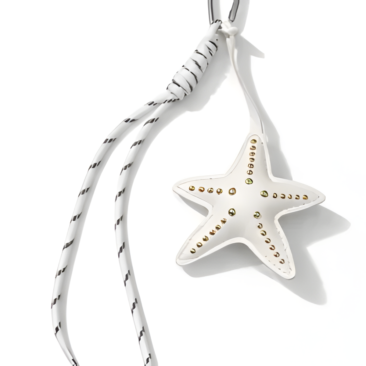 White Bag Charm