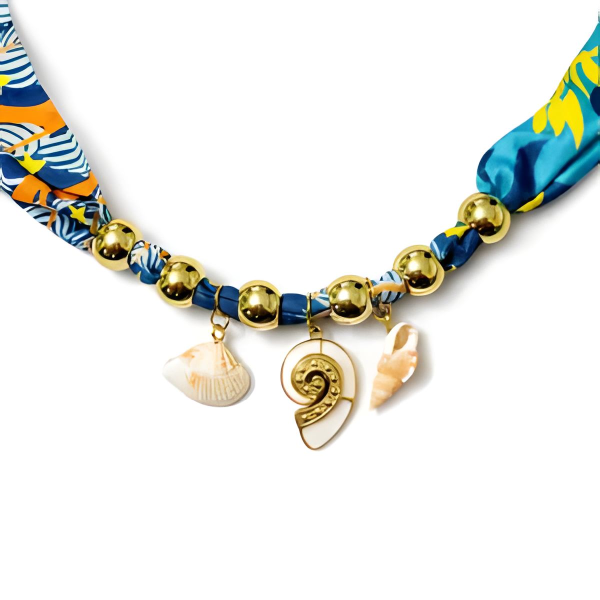 Ocean Boho Charm Necklace