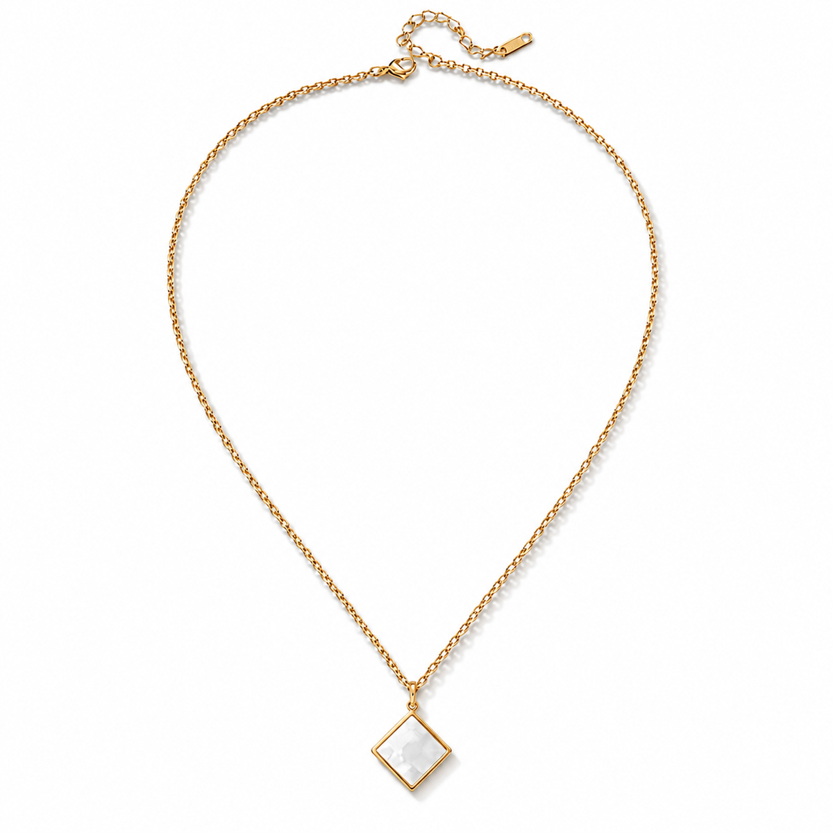 Diamond Pearl Necklace