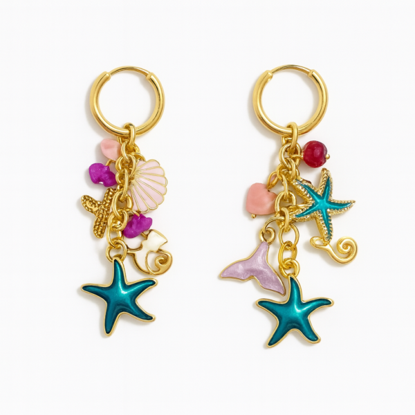 Earring fashion summer sea collection