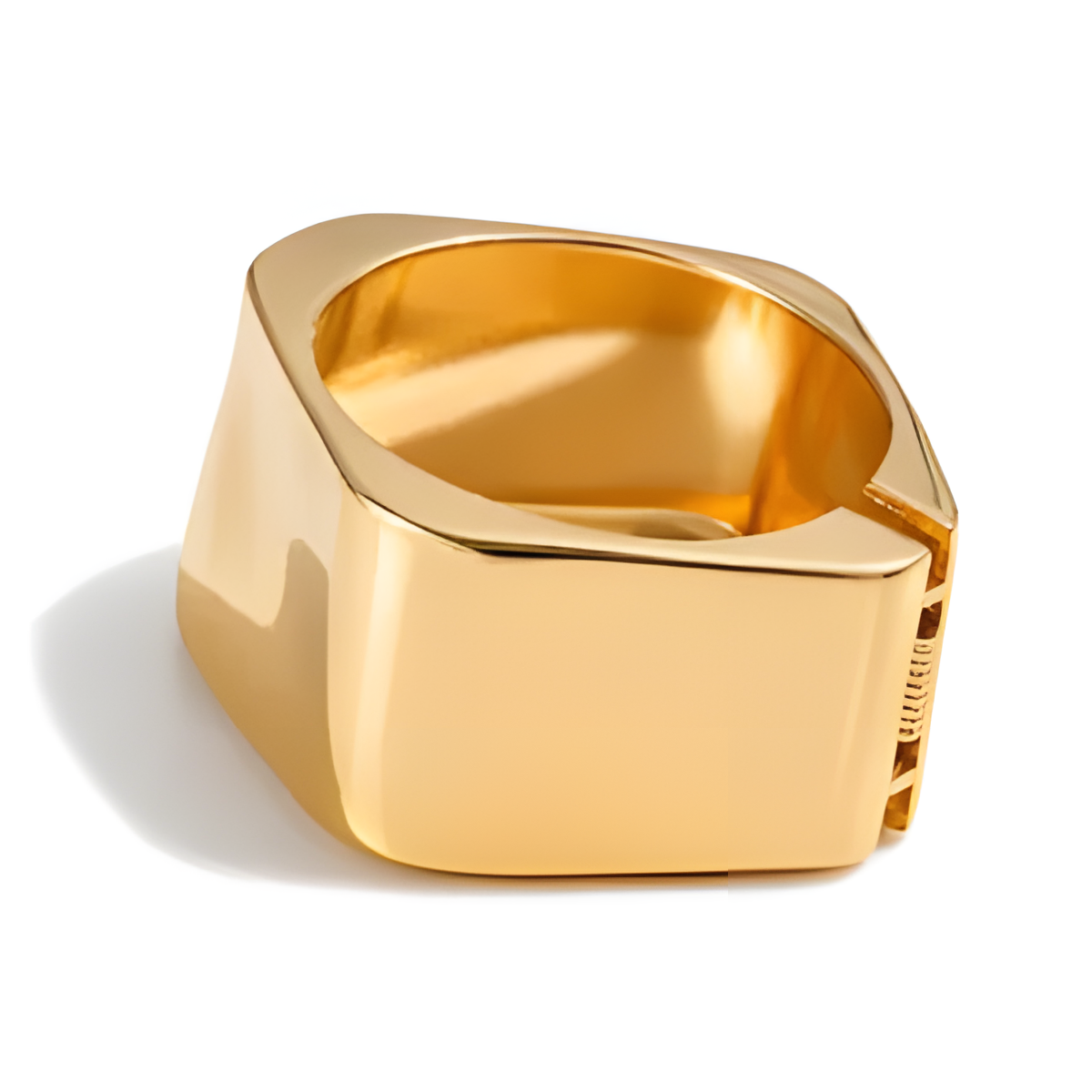 Sculpted Gold Bangle
