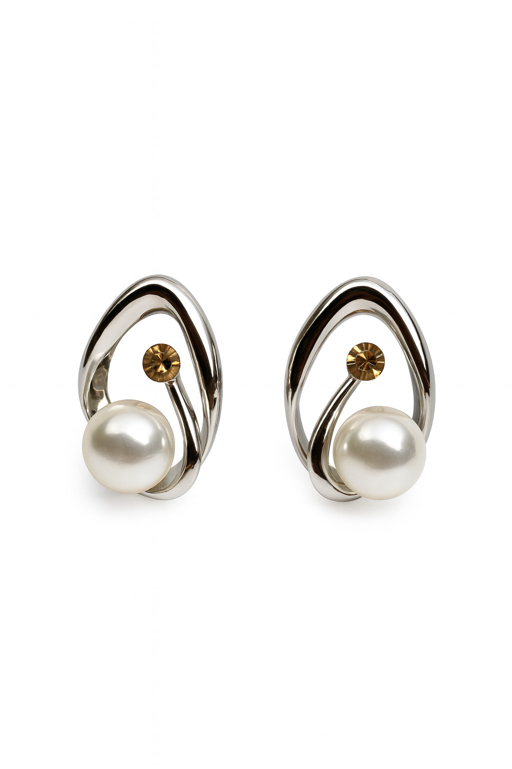 earring Pearl Grace Silver