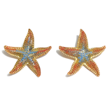 Colorful Starfish Earrings