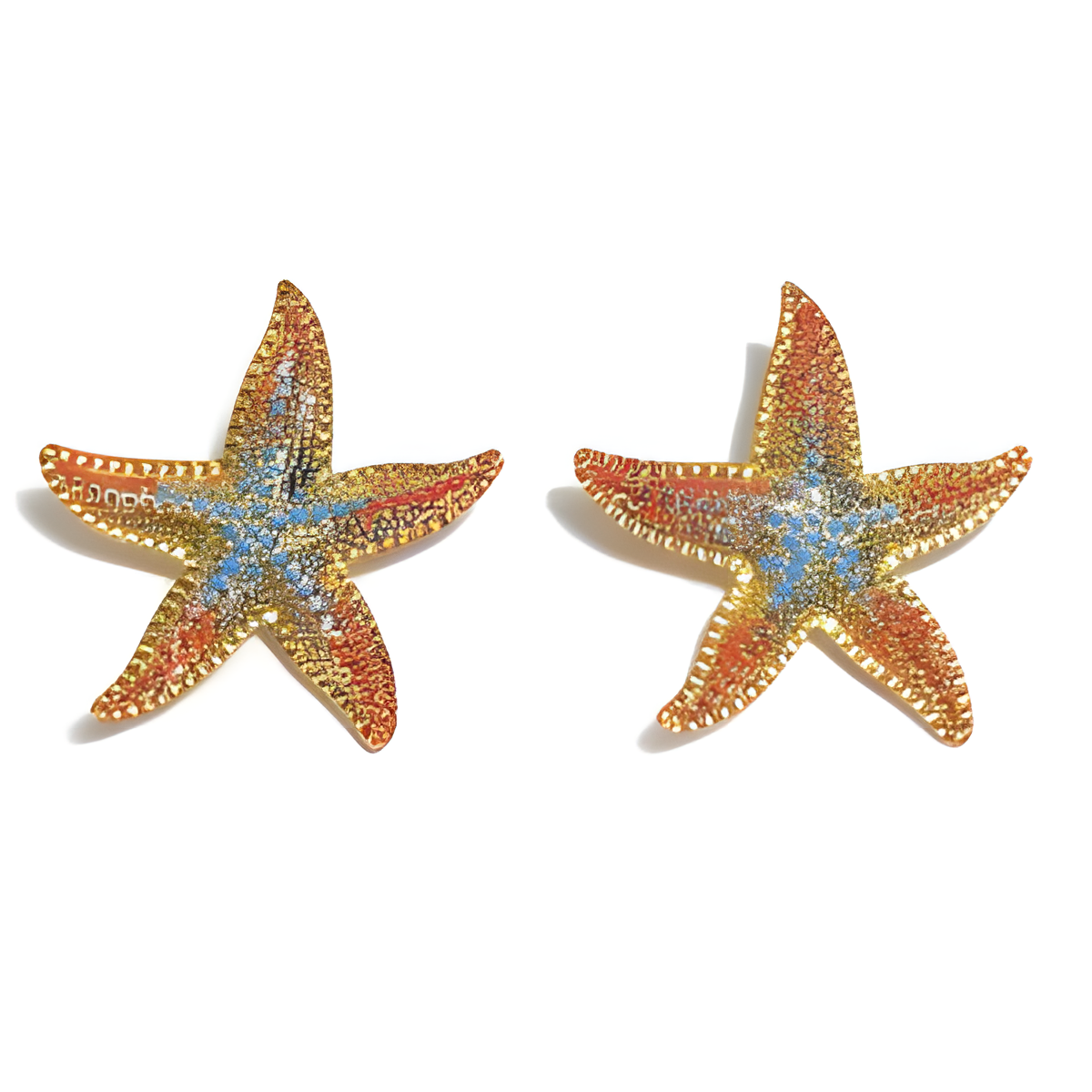 Colorful Starfish Earrings