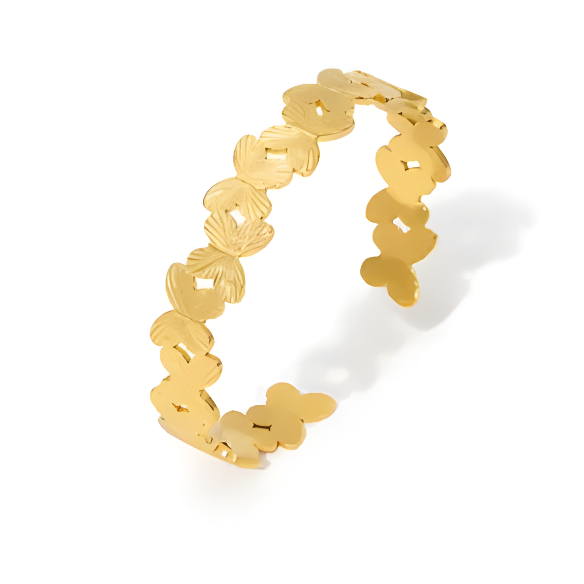 Golden Clover Cuff