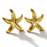 Golden Sea Star Earrings