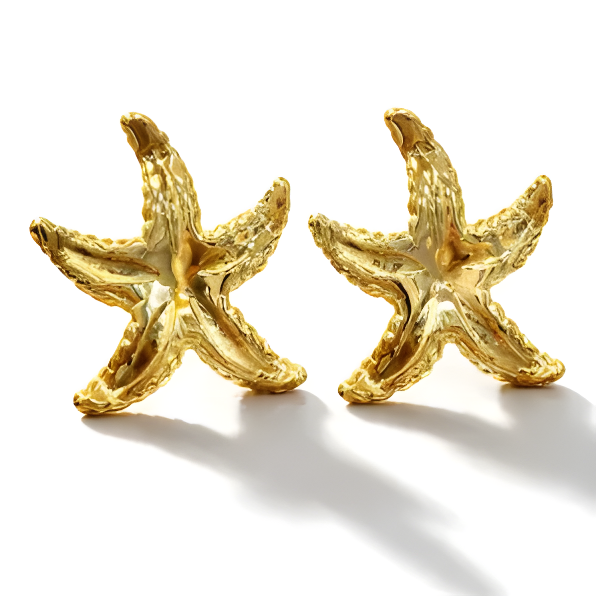 Golden Sea Star Earrings