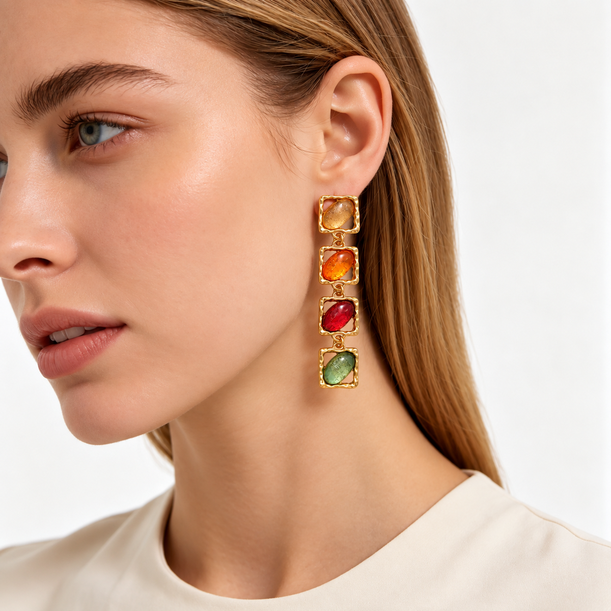 Sunset Mosaic Earrings
