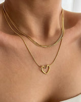 Hollow Heart Necklace