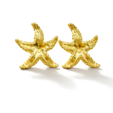 Golden Sea Star Earrings