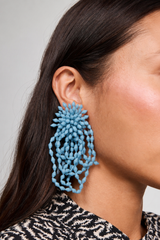Baby blue Tassel Earrings
