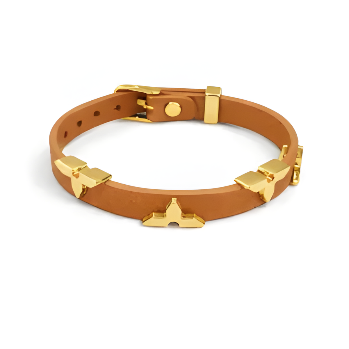 Modern leather Belt Strap Bracelet