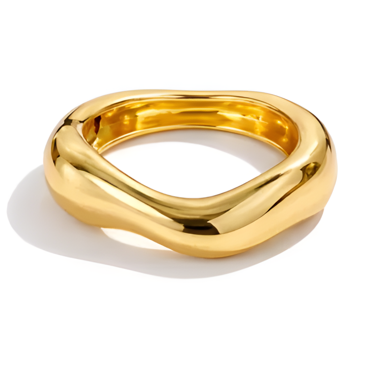 Golden Twist Bangle