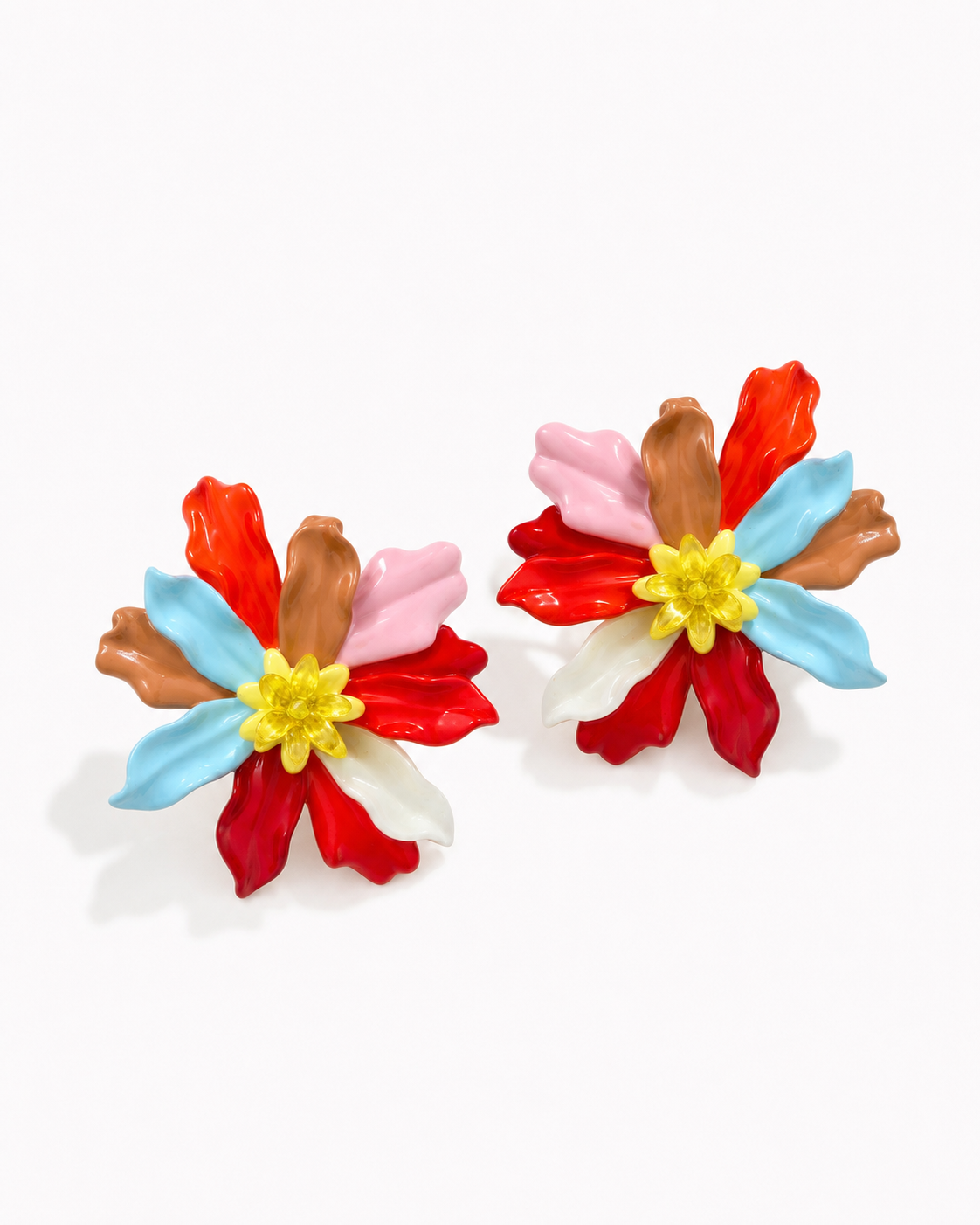 Rainbow Bloom Earrings