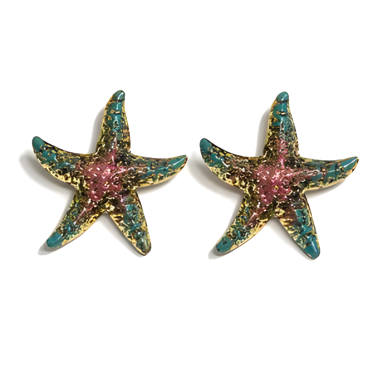 Ocean Sunset Star Earrings