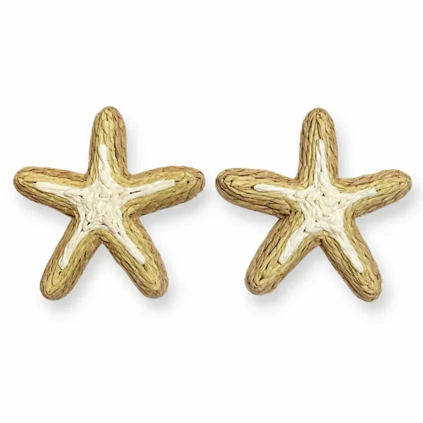 Golden Starfish Earrings