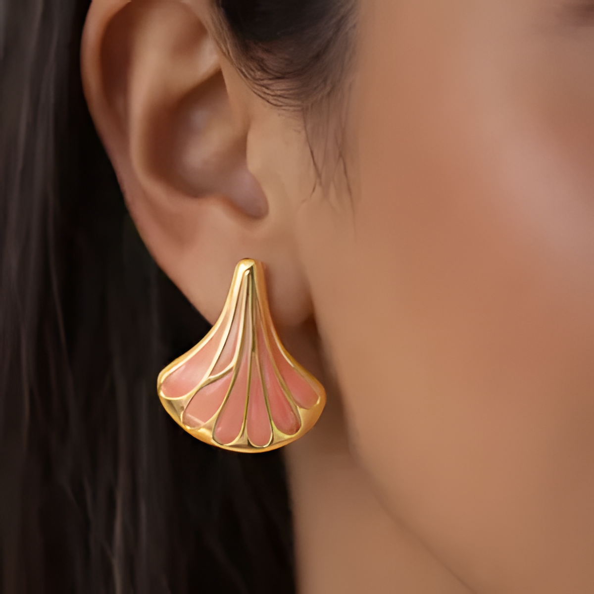 GoldxPink Earrings