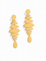 Golden Sun Layers Earring